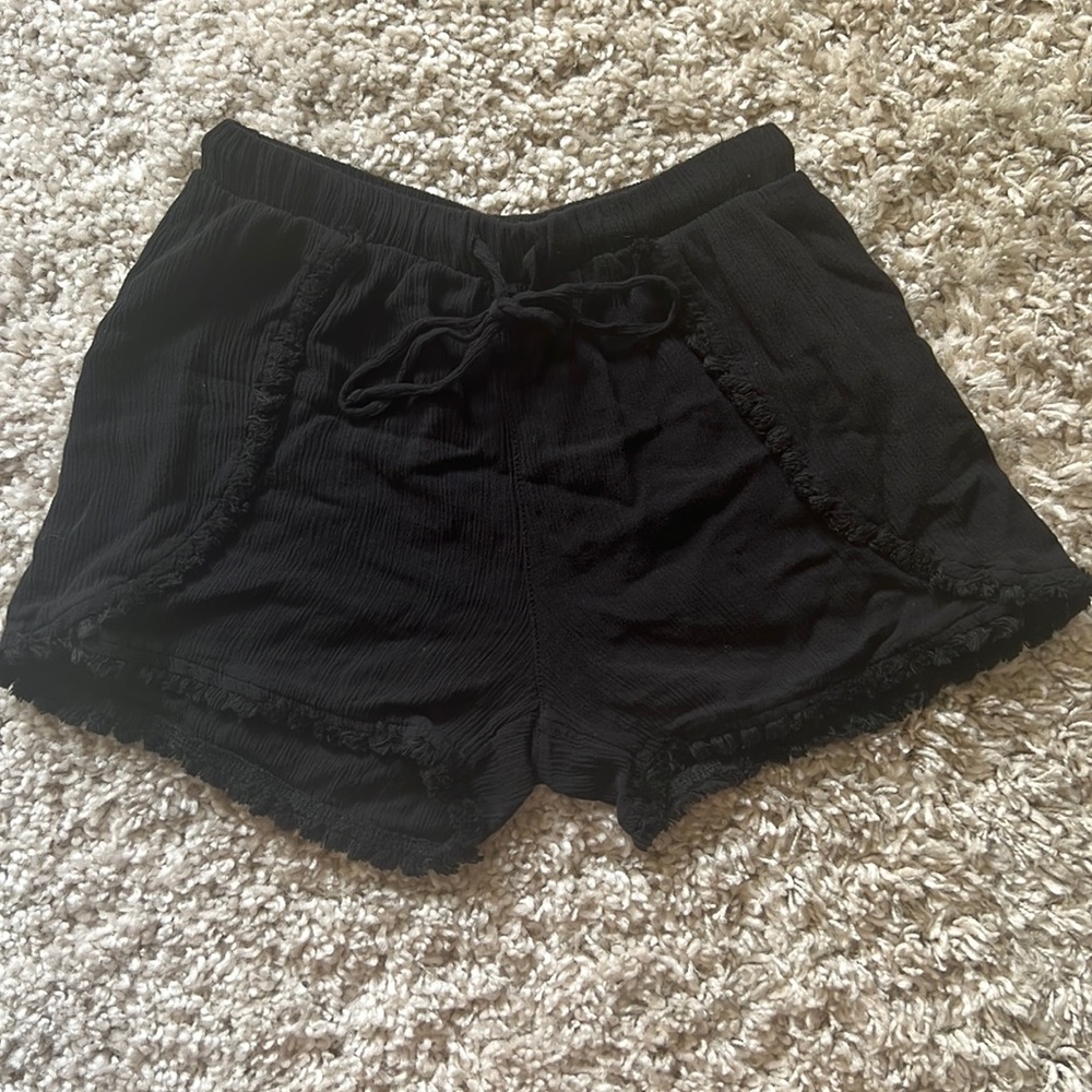 Black target shorts